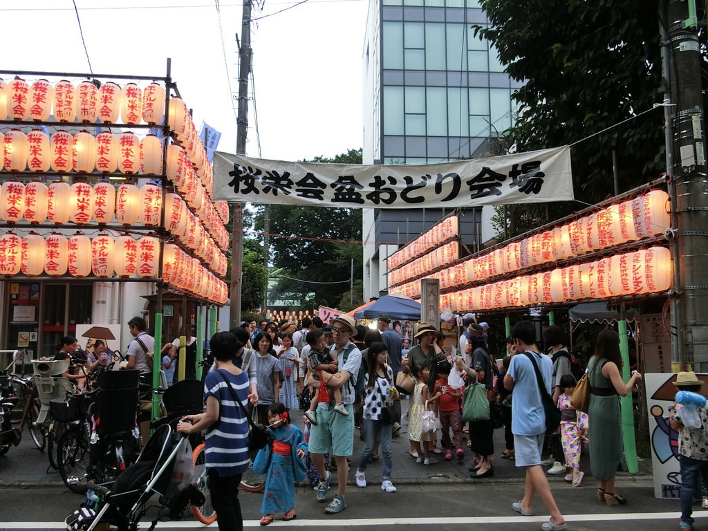 天祖神社の盆踊り大会