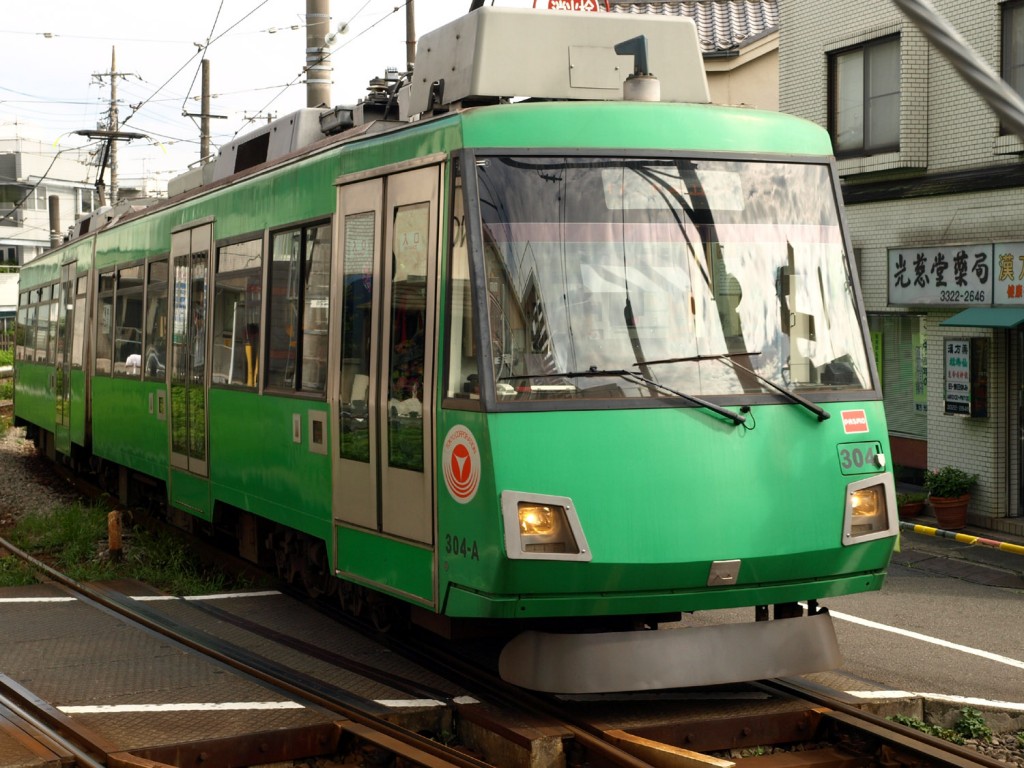 東急世田谷線の電車