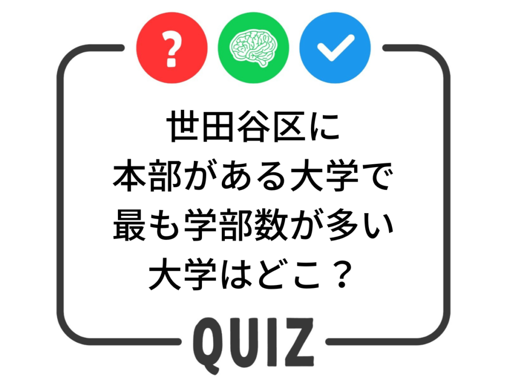 世田谷クイズ